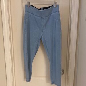 Light Blue Cropped Jeggings